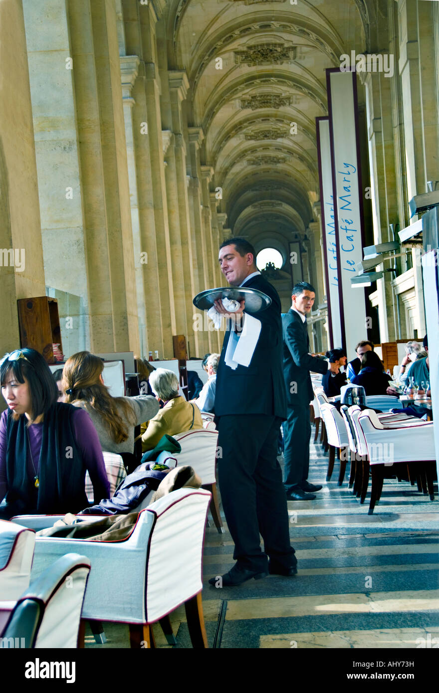 Paris France, French Cafe Exterior "Bistro Restaurant" Sidewalk terrace
