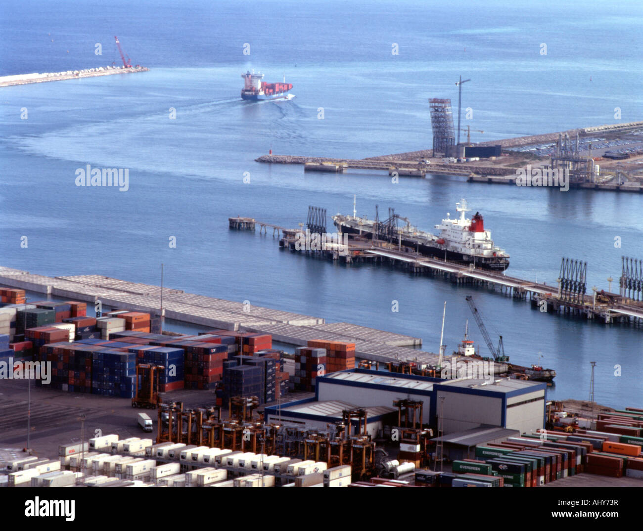 Port of Barcelona Stock Photo