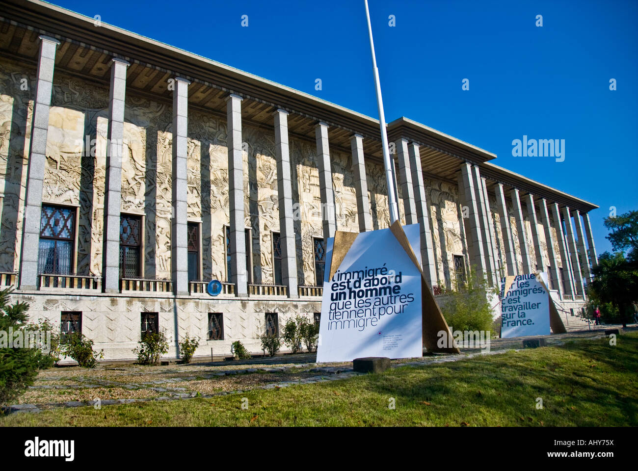 Paris France Outside "Cite International de l'Histoire de l'Immigration