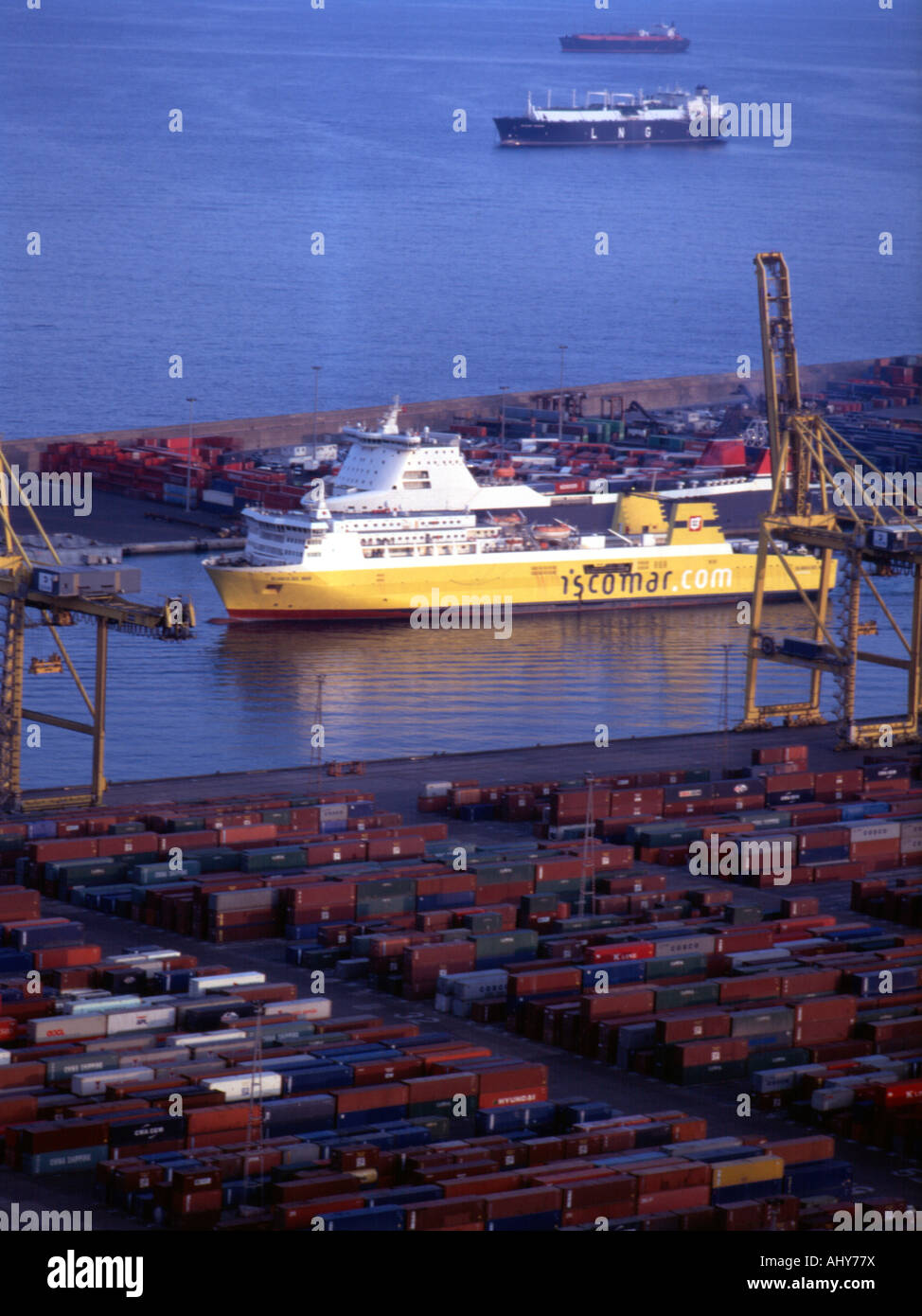 Port of Barcelona. Stock Photo