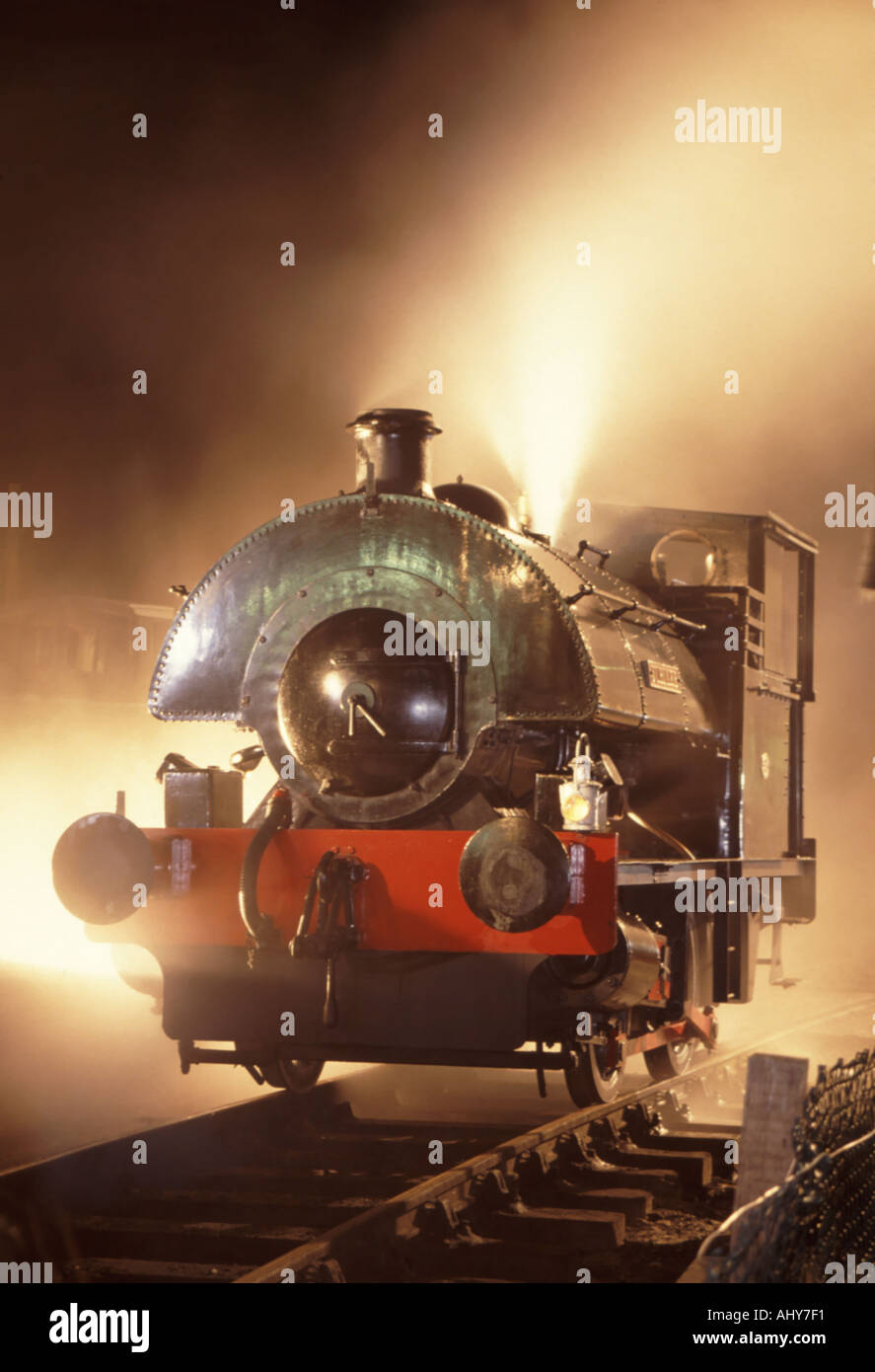 East Anglian Railway Museum 0 4 0 Tank engine Jubilee in steam Stock Photo