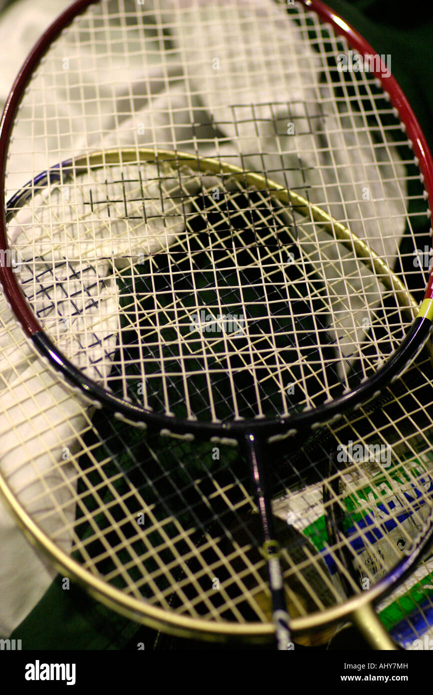 Badminton racquets, sports racquets, sport Stock Photo Alamy
