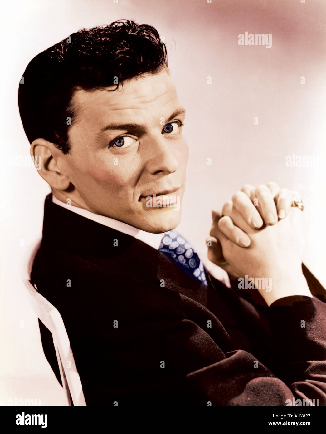 FRANK SINATRA US singer about 1955 Stock Photo