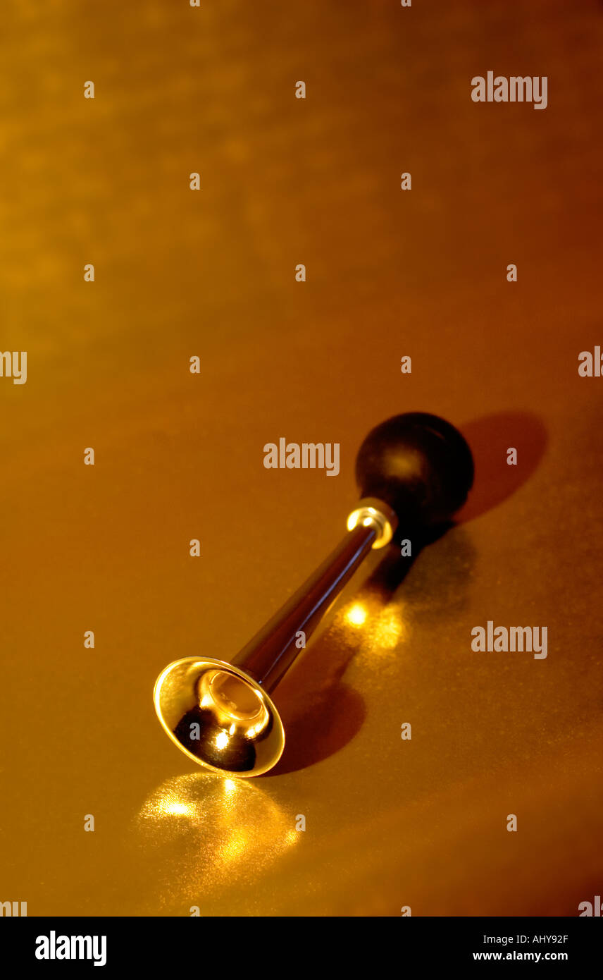 Bicycle horn with rubber bulb Stock Photo Alamy
