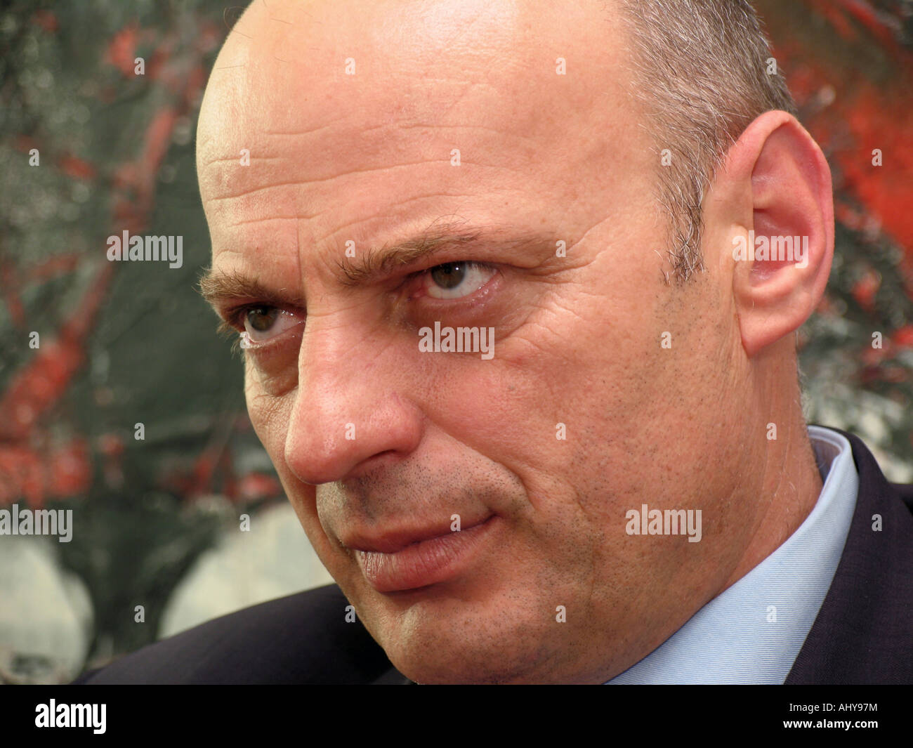 Agim Ceku - former Prime Minister of Kosovo and former military commander of Kosovo Liberation Army, UCK Stock Photo