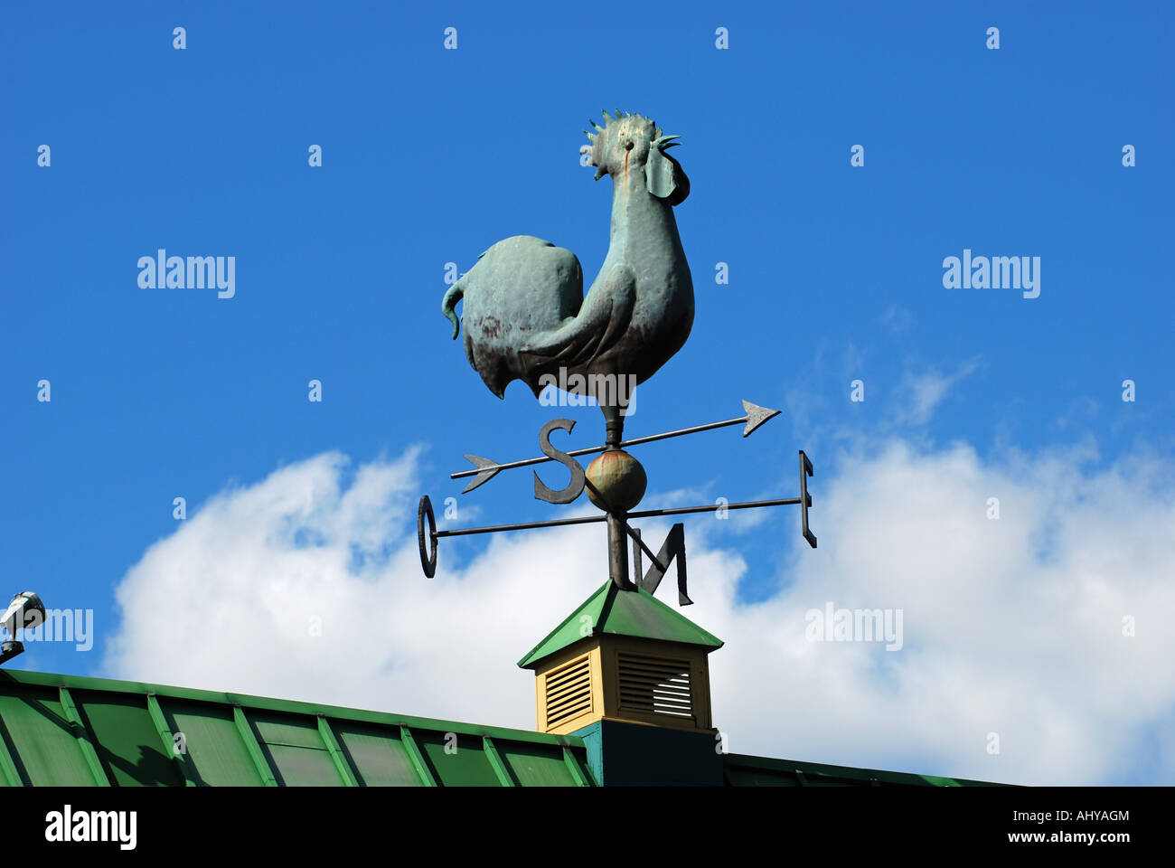 Weathervane Montreal Quebec Canada Stock Photo Alamy