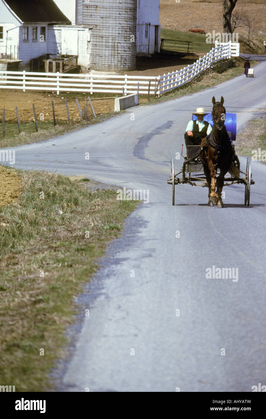 PA Pennsylvania Lancaster county farm land Stock Photo Alamy