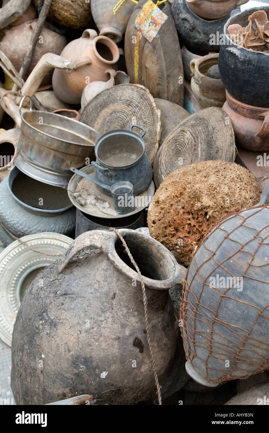 fairy Permeability syndrome Tripoli, Libya. Antique Pottery and Metal Work in the Medina (Old City  Stock Photo - Alamy