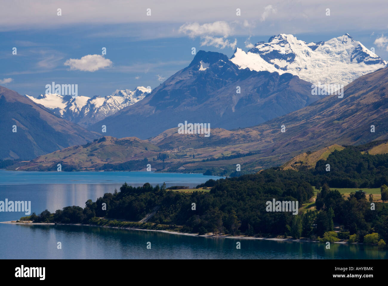 Lake Wakatipu and surrounding scenery Queenstown South Island New ...