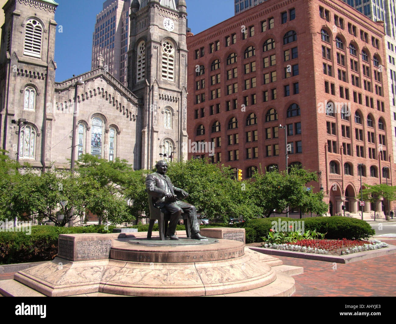 Downtown cleveland statue hires stock photography and images Alamy