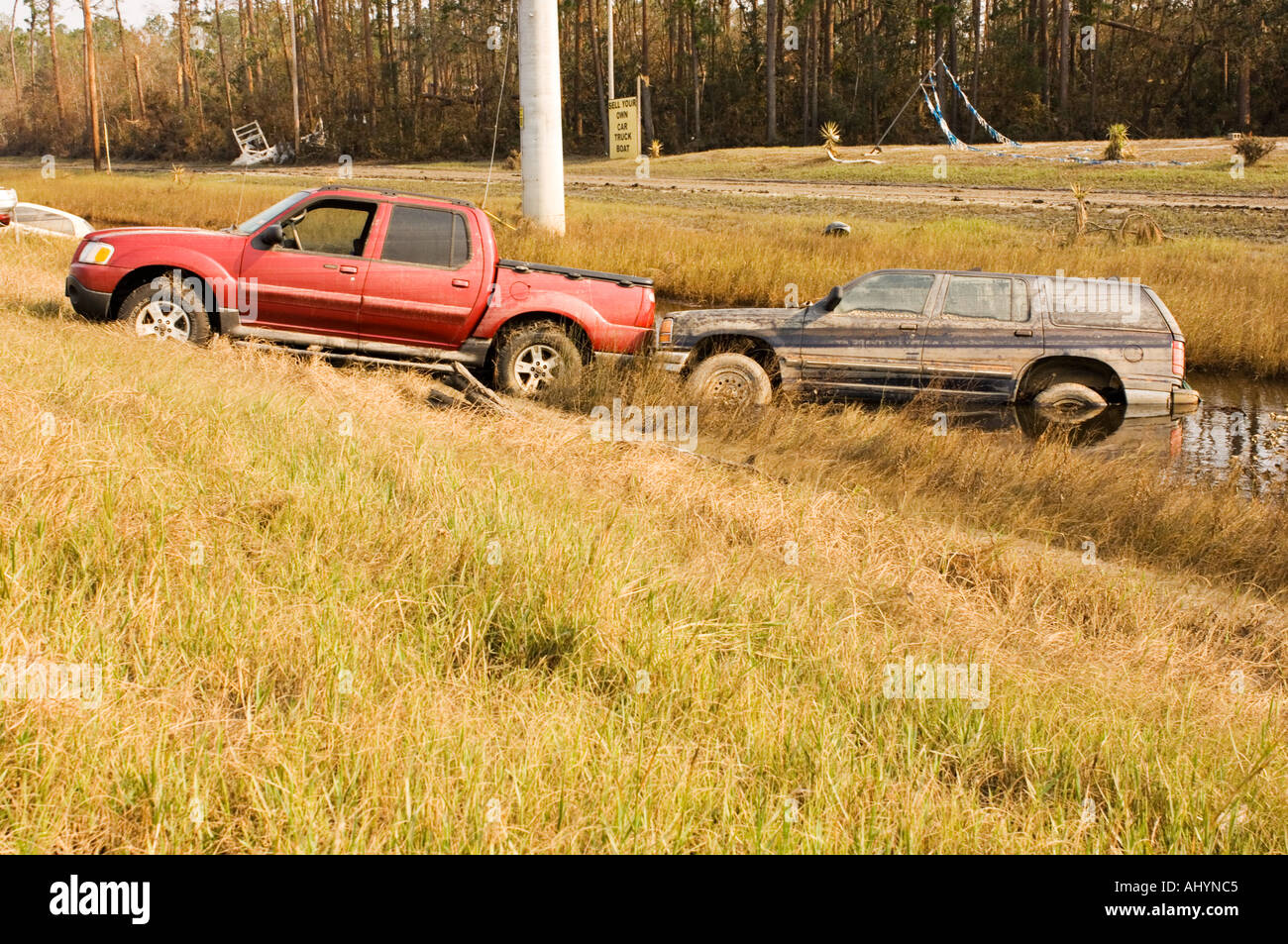 Katrina disaster car destruction hires stock photography and images Alamy