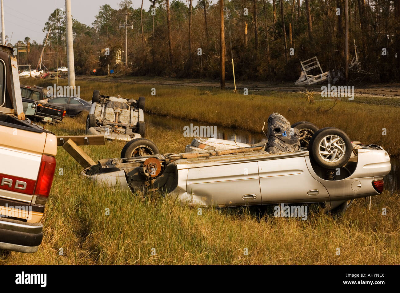Katrina disaster car destruction hires stock photography and images Alamy