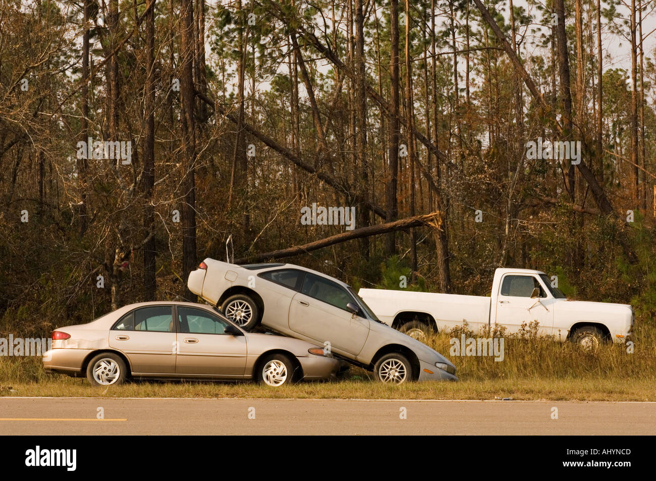 Katrina disaster car destruction hires stock photography and images Alamy