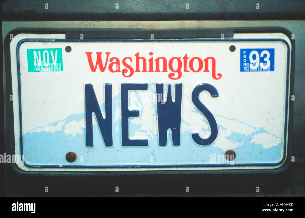 License plate state washington hires stock photography and images Alamy