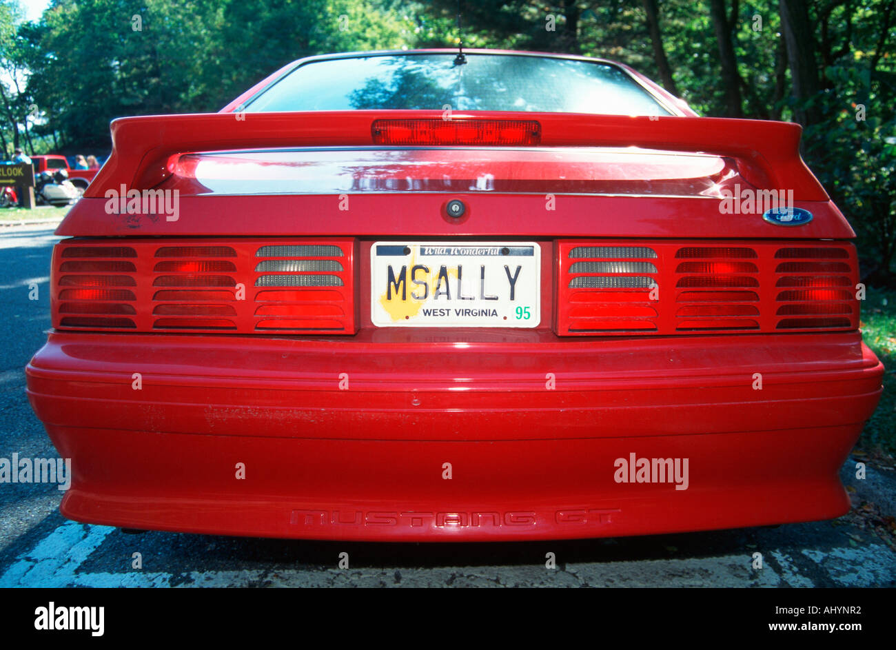 Vanity License Plate West Virginia Stock Photo Alamy