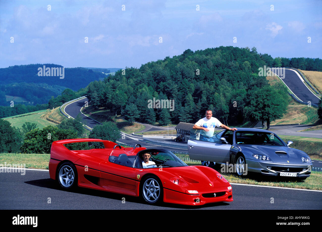 ferrari f50 blue