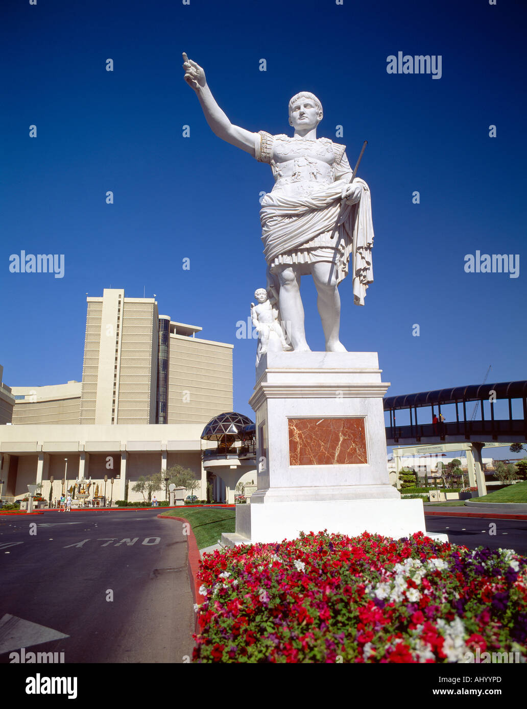 Statue of Caesar Caesars Palace Las Vegas Nevada Stock Photo Alamy