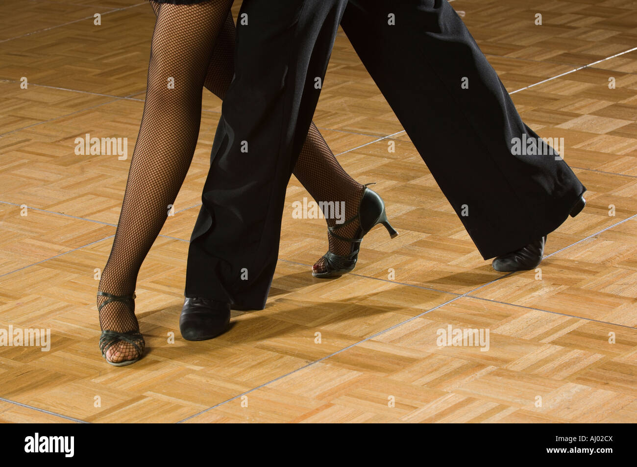 Close up of couple salsa dancing Stock Photo