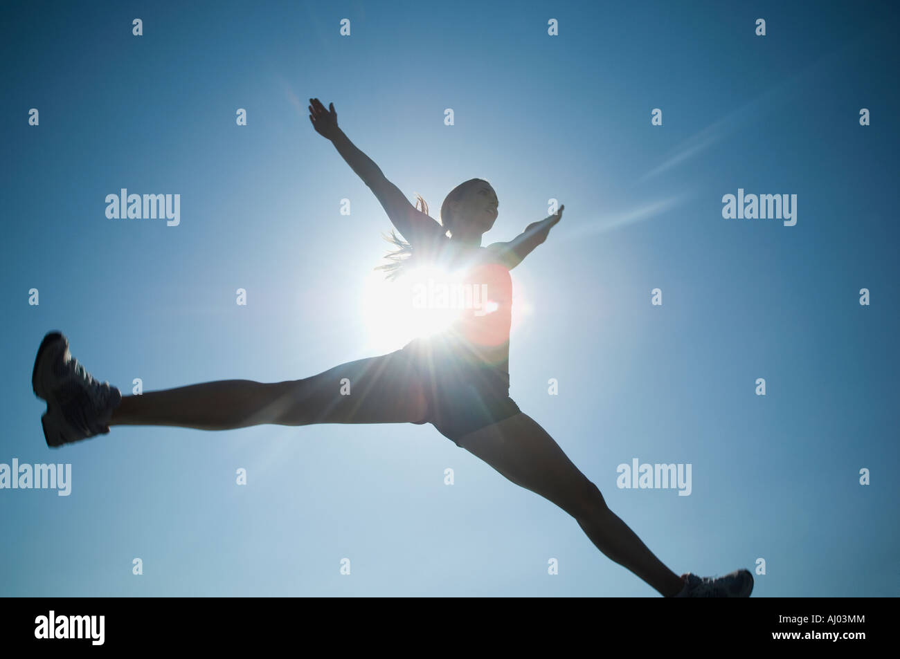 Spread eagle jump hires stock photography and images Alamy