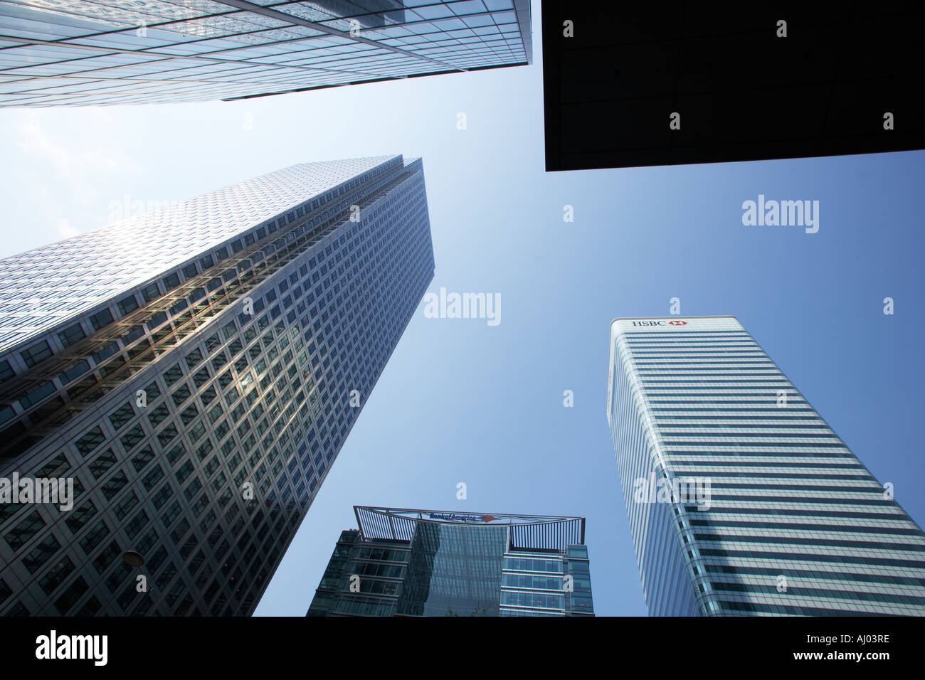 London high rise office blocks in the Docklands Stock Photo - Alamy