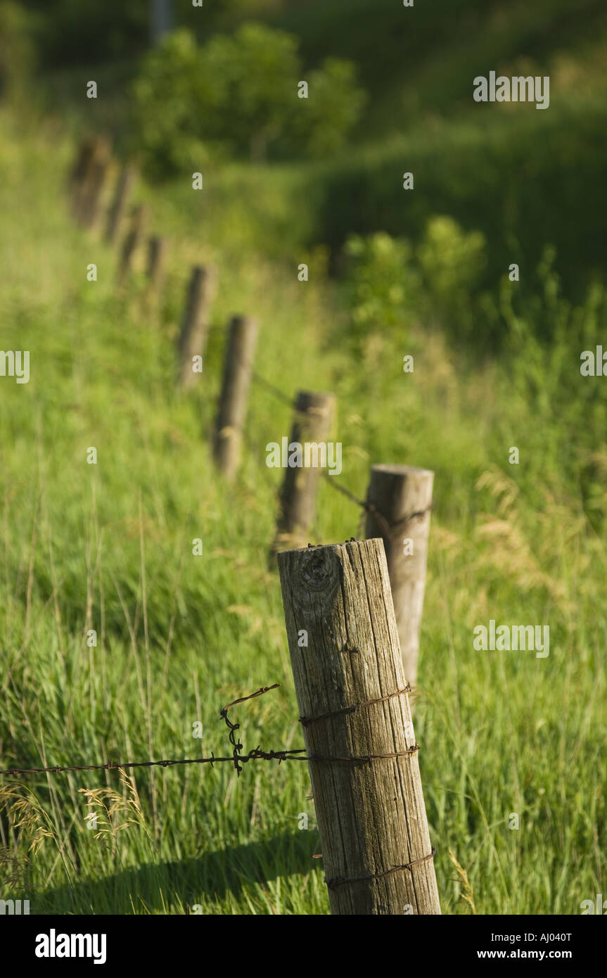 Close up of wooden fence Stock Photo - Alamy