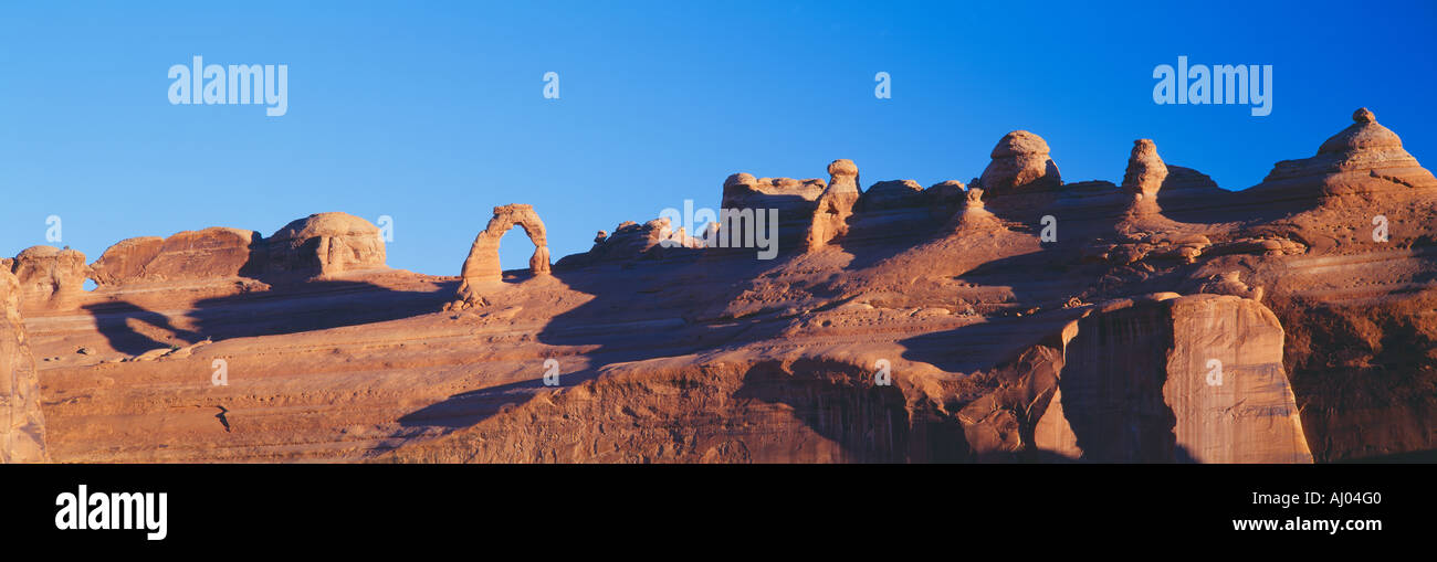 Delicate arch sunrise arches hi-res stock photography and images - Alamy