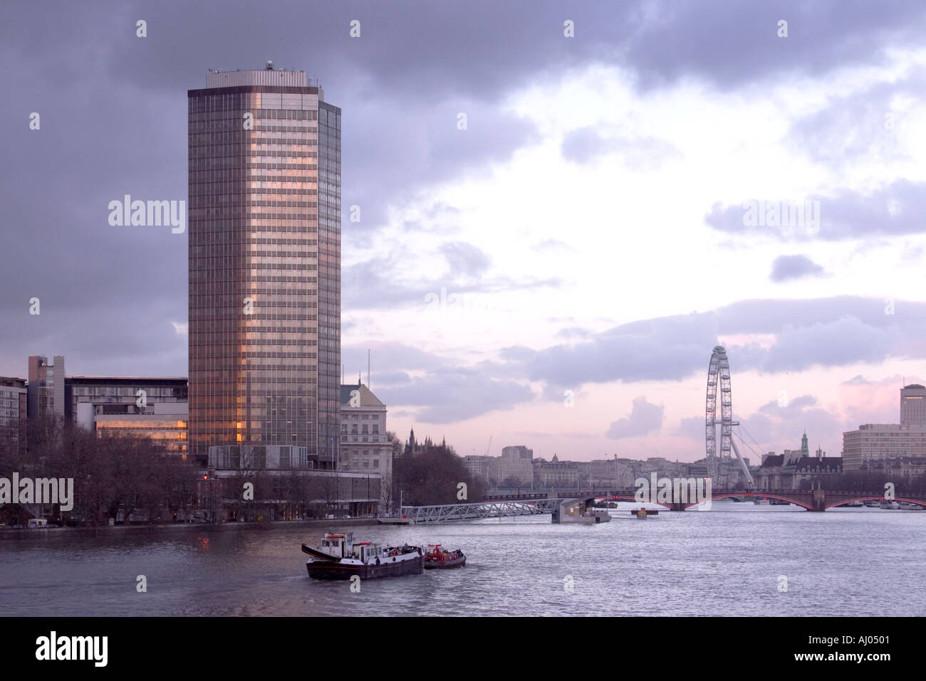 Millbank Tower previously known as Vickers Tower on the River Thames in