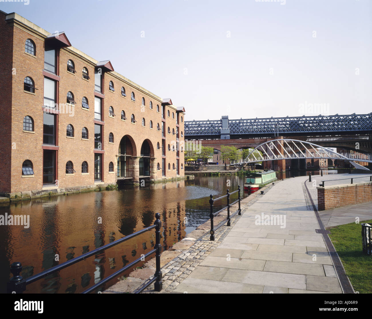 castlefield regeneration Manchester Stock Photo Alamy