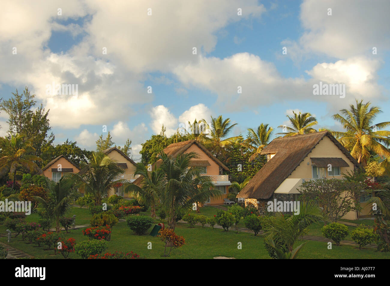 Traditional style Mauritian house, Mauritius Stock Photo Alamy