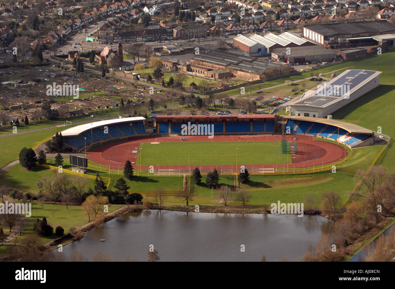 Birmingham Alexander Stadium Perry Barr West Midlands England Stock Photo