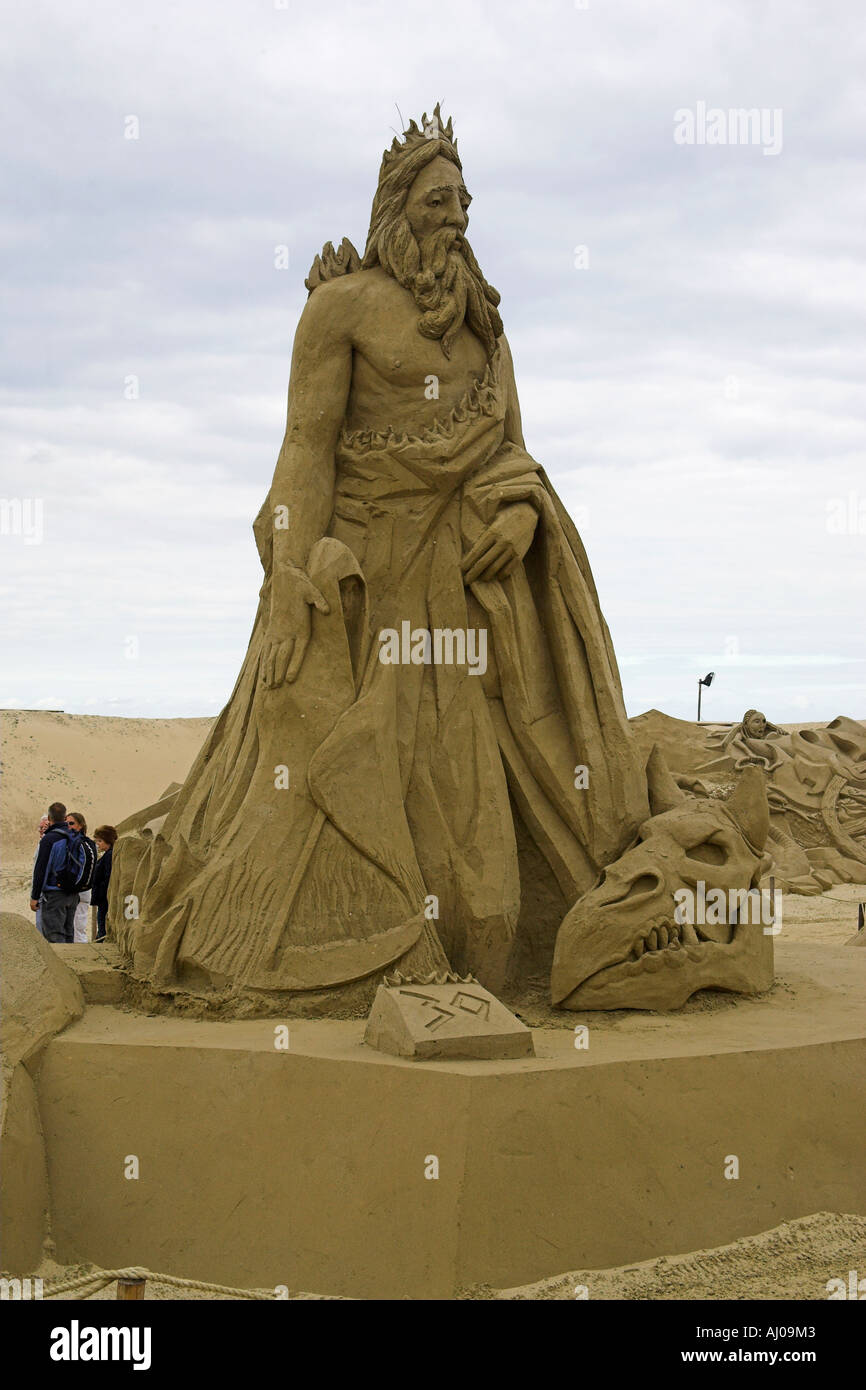 ancient Greece sand sculpture at great Yarmouth Stock Photo - Alamy