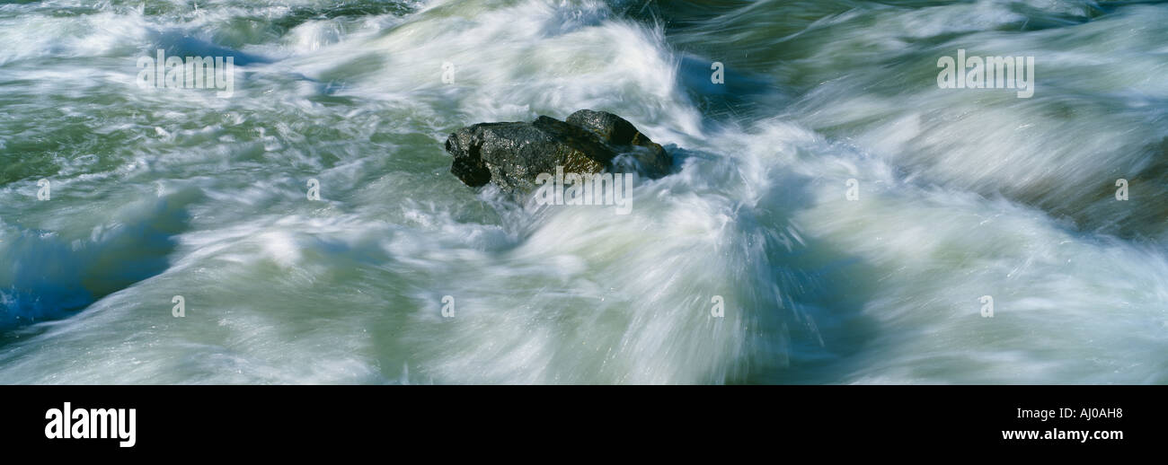 White water on Payette River in Nez Perce Indian country Idaho Stock Photo