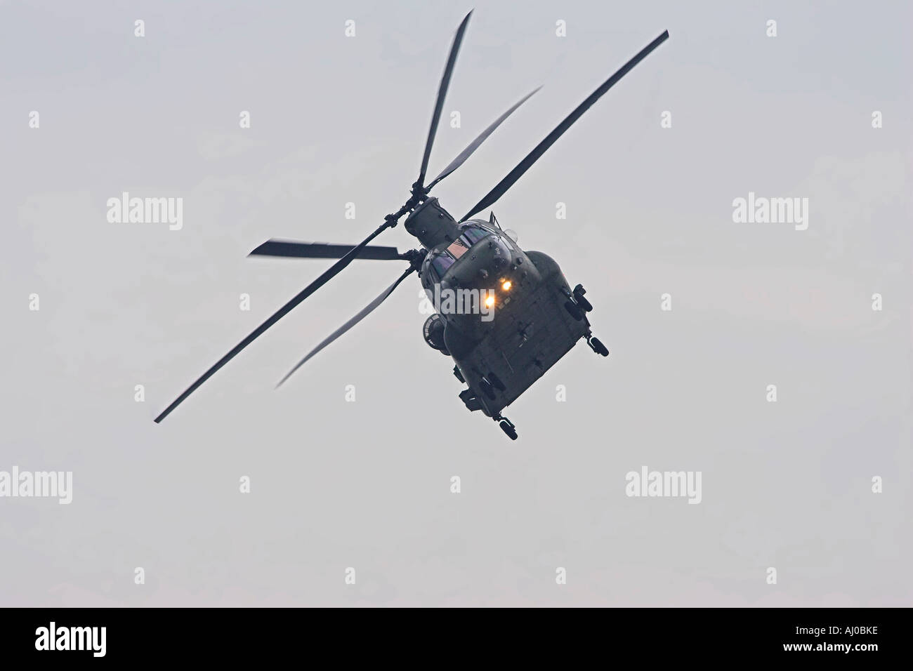 raf chinook heavy lift helicopter Stock Photo