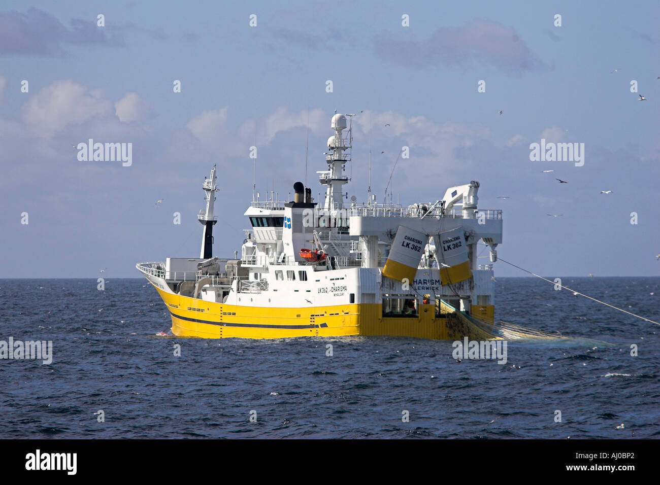 charisma lk 362 fishing trawler Stock Photo