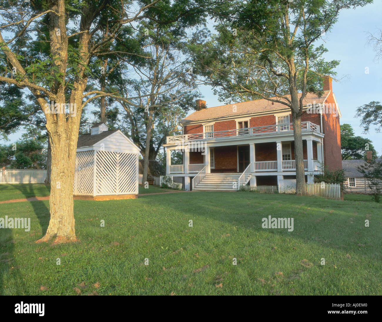 Appomattox Court House at Mclean House National Historic Park Virginia Stock Photo