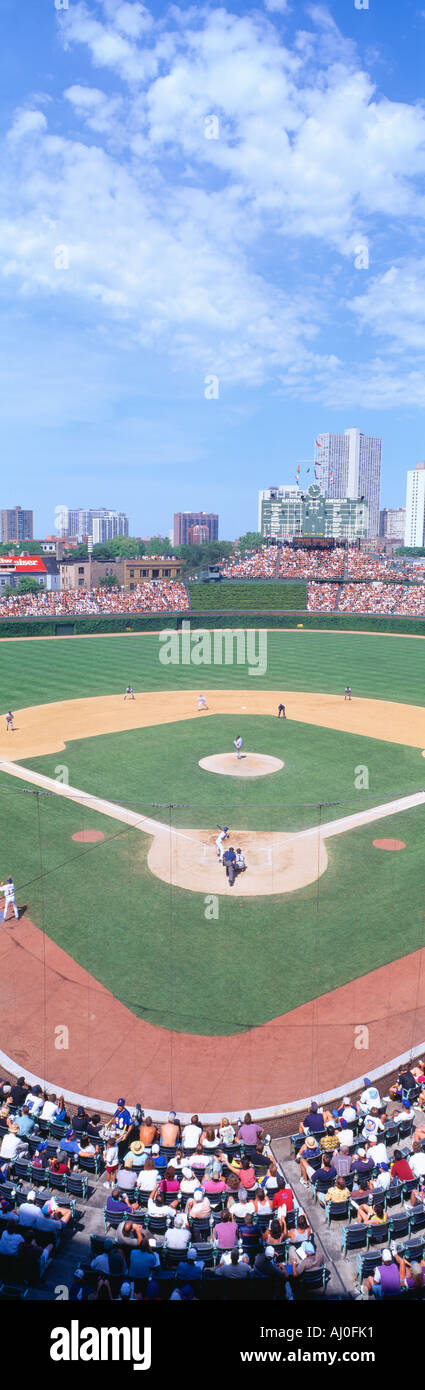 Wrigley Field Chicago Cubs v Rockies Illinois Stock Photo