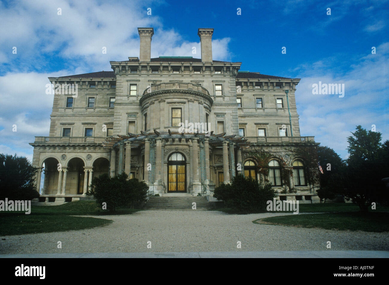 The Vanderbilt Mansion Newport RI Stock Photo Alamy