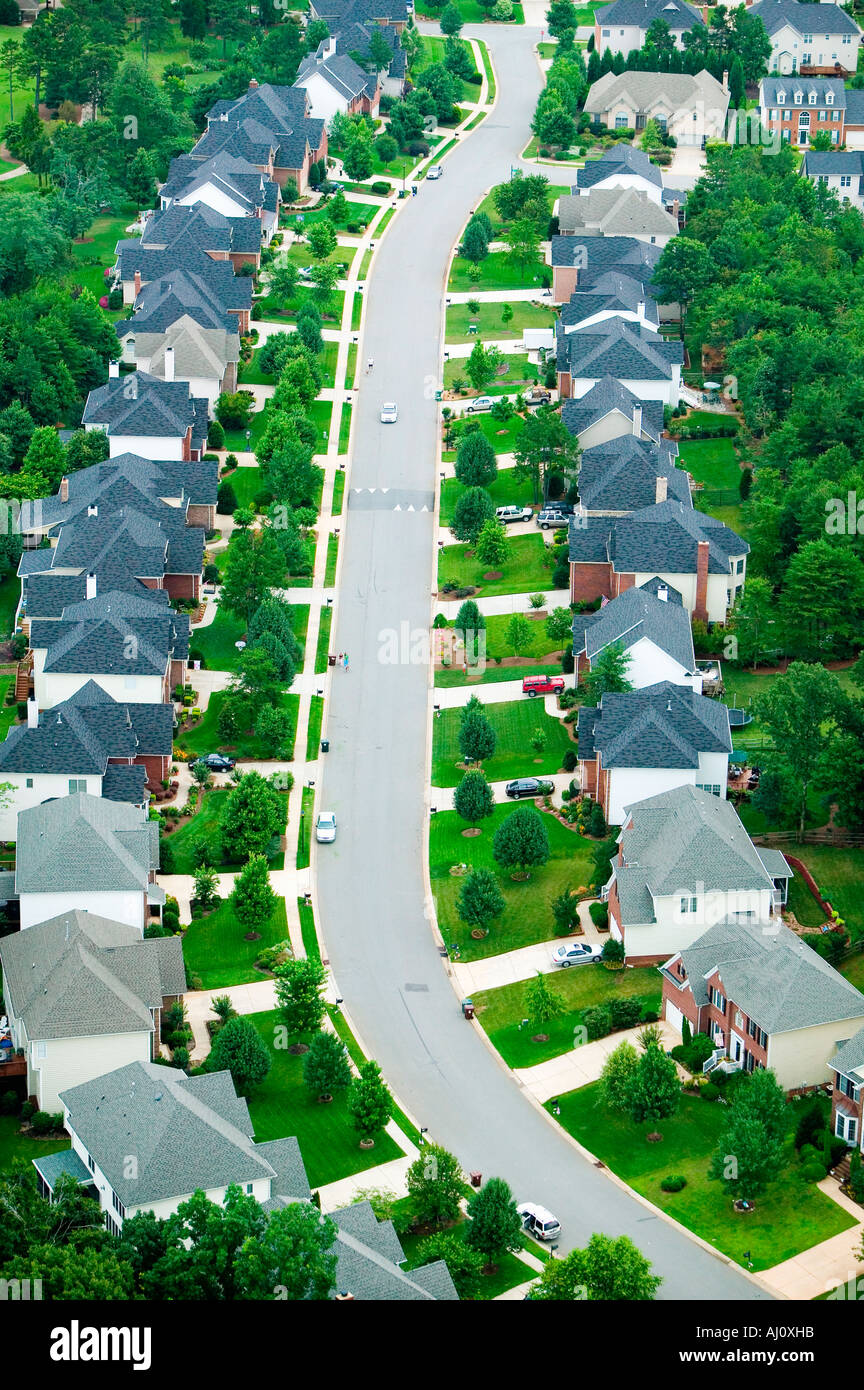 Suburban tract housing development hires stock photography and images