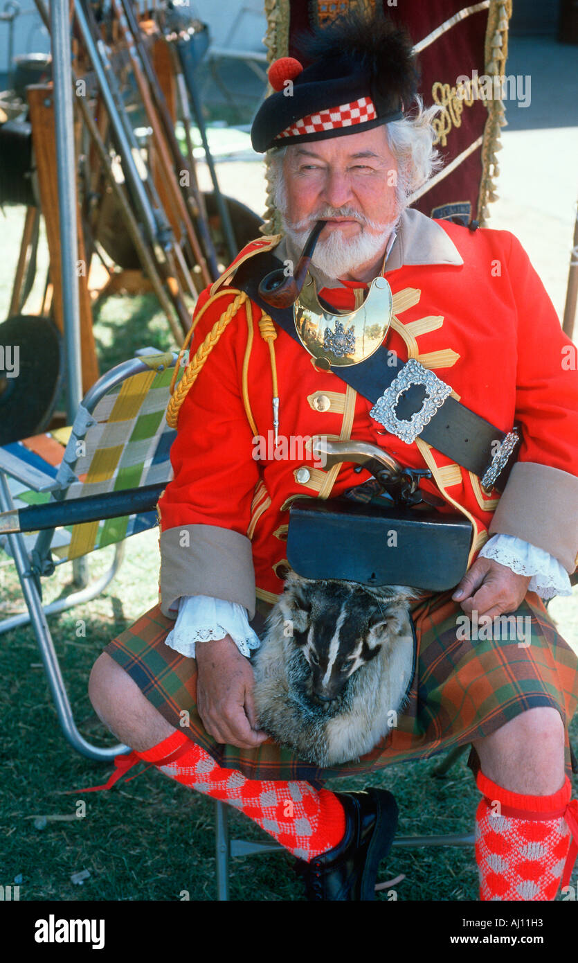 Scottish man kilt beard hi-res stock photography and images - Alamy