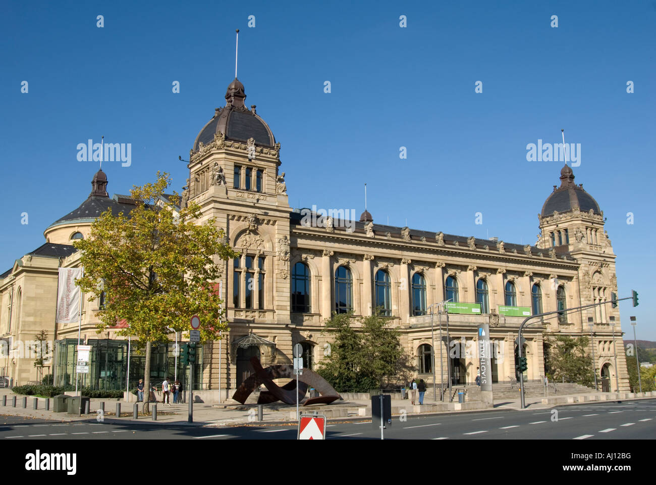 Wuppertal´s Municipal Hall, Germany Stock Photo