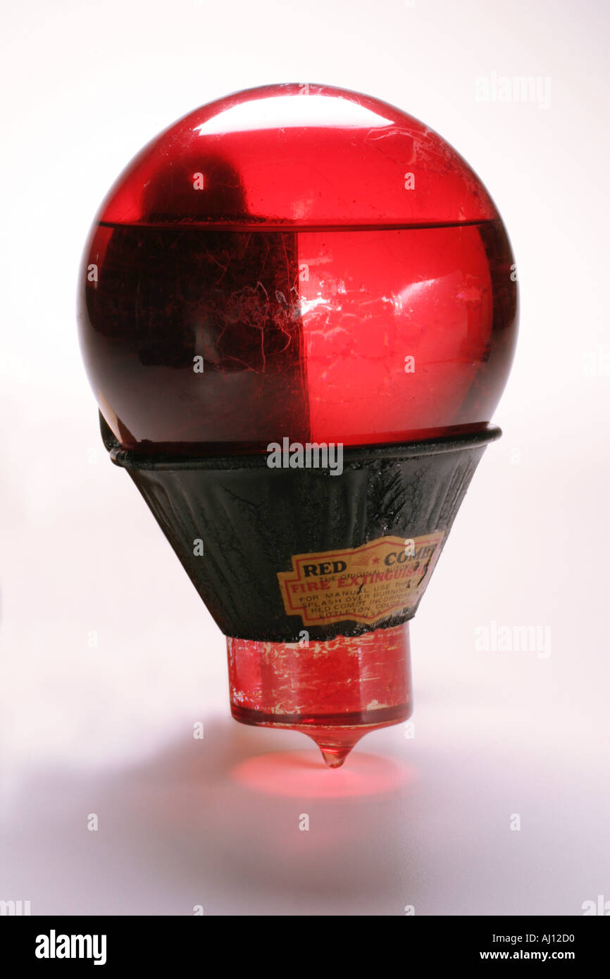 Antique Fire Extinguisher Stock Photo Alamy