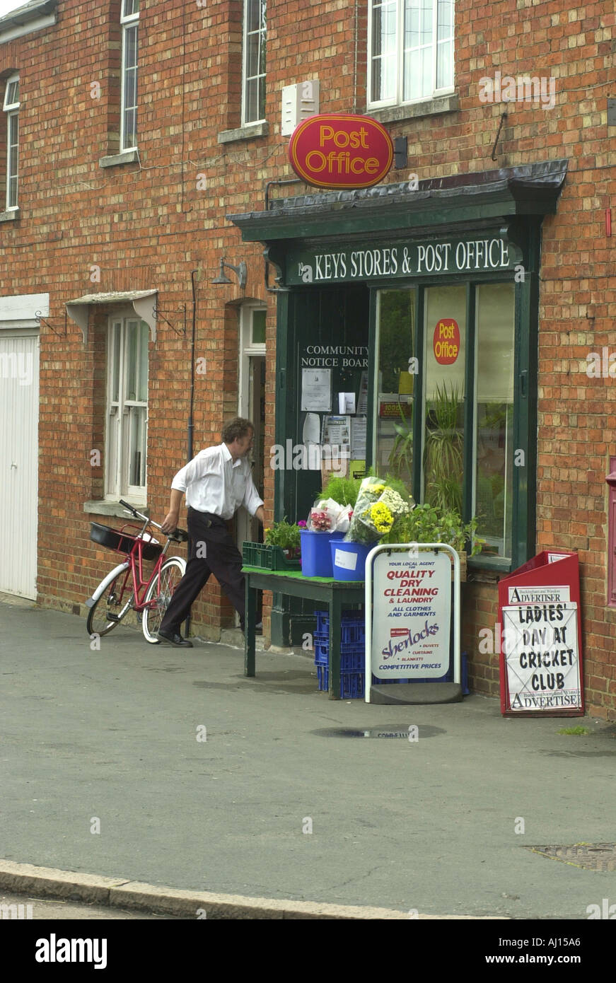 Rural Post Office UK Stock Photo Alamy