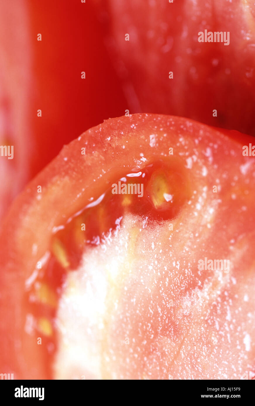 Slice red tomato seeds hi-res stock photography and images - Alamy