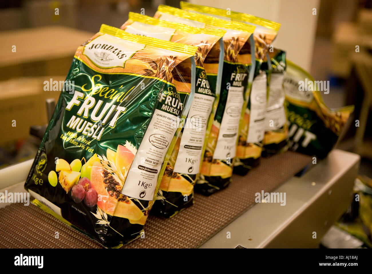 A pile of Jordans cereal packets Stock Photo Alamy