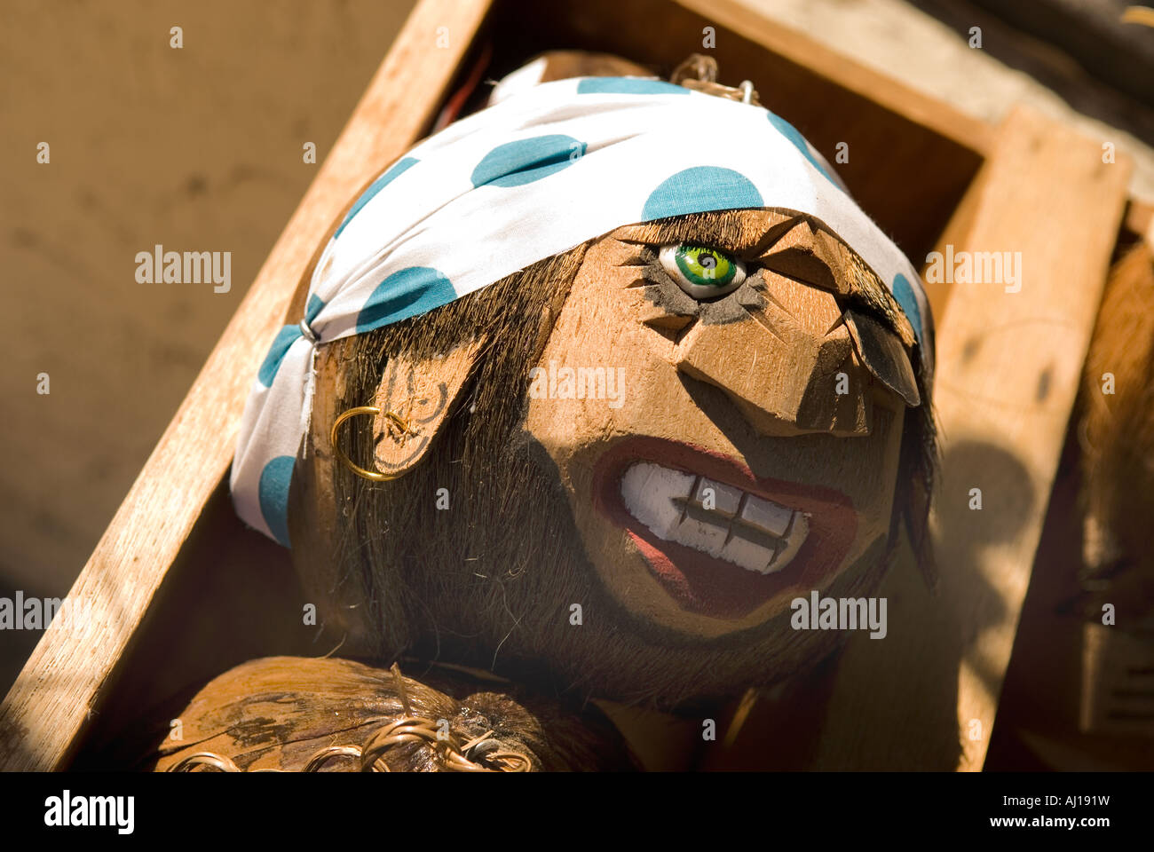 Coconut Art on St Street, St Augustine Florida USA Stock Photo