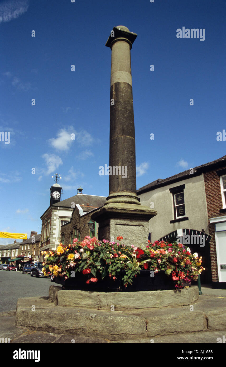 The Market Cross at Garstang in Lancashire Stock Photo Alamy