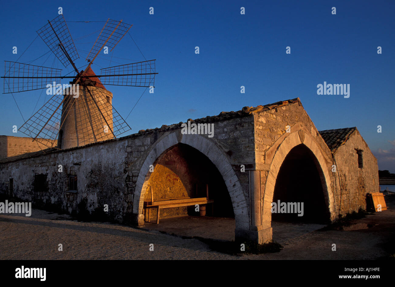 Museum of the salt Nubia Sicily Italy Stock Photo Alamy