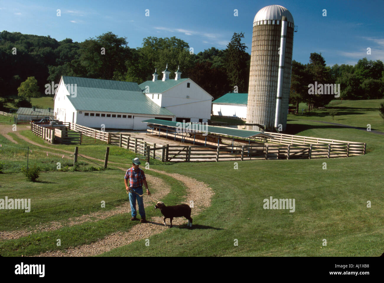 Ohio Lucas Malabar Farm State Park,public land,recreation,nature,natural,nature,natural,scenery,countryside,scenic,914 acre working farm open to,farme Stock Photo