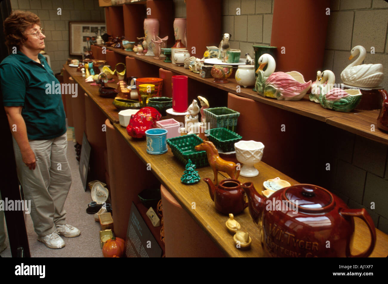 Ohio Roseville Ohio Ceramic Center Ungemach Pottery exhibit