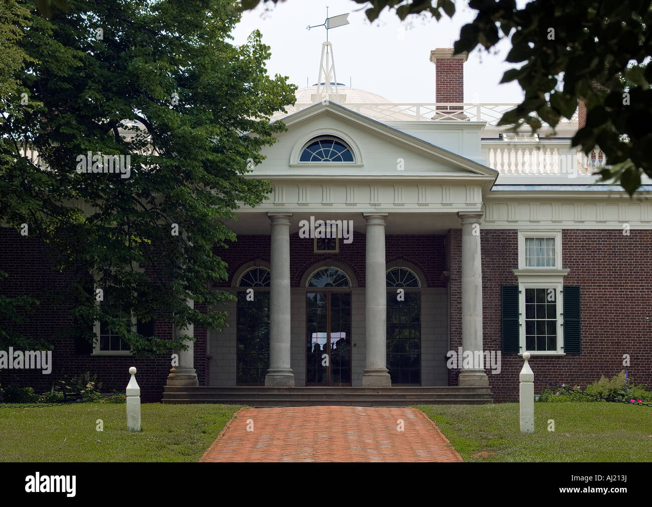 MONTICELLO CHARLOTTESVILLE Stock Photo Alamy